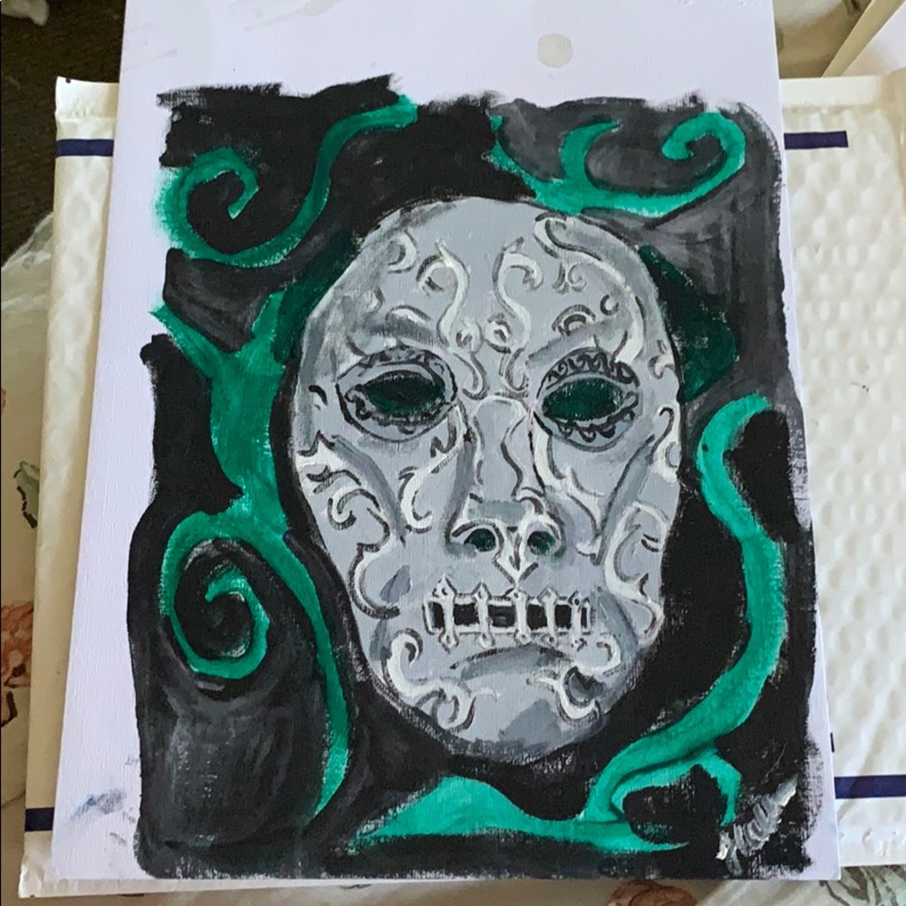 Death eater mask Harry Potter inspired